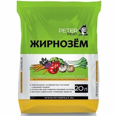 Грунт универсальный торфяной Жирнозем Peter Peat 20 л