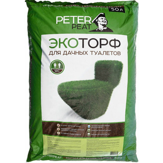 Наполнитель для дачных туалетов Эко Торф "Peter Peat" 50 л